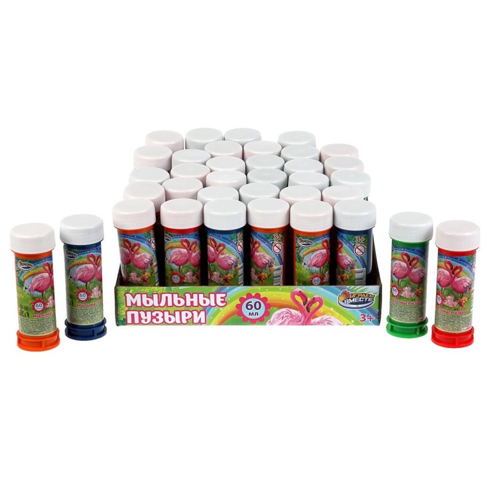 Мыльные пузыри «Фламинго», 60 мл - Фото 1