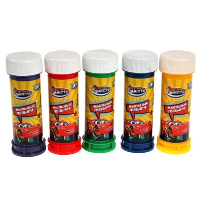 Мыльные «Играем вместе. Пузыри машинки», 60 мл