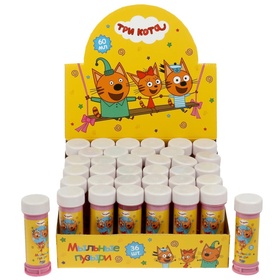 Мыльные пузыри «Играем вместе. Три Кота», 60 мл