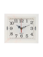 УЦЕНКА Часы настенные «Лаура», 22.5×19.5 см, плавный ход, белые - Фото 1