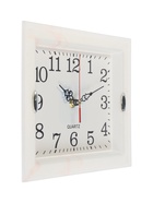 УЦЕНКА Часы настенные «Лаура», 22.5×19.5 см, плавный ход, белые - Фото 2