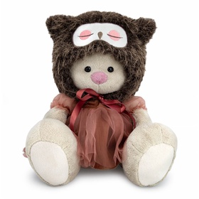 Мягкая игрушка «Зайка Ми в шапке. Сова», 18 см