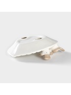 УЦЕНКА Блюдо сервировочное «Голубки на листочке», 13×13×2 см, керамика, белое - Фото 4