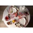 УЦЕНКА Блюдо сервировочное «Голубки на листочке», 13×13×2 см, керамика, белое - Фото 8