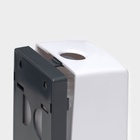 УЦЕНКА Диспенсер для жидкого мыла механический 350 мл, пластик, цвет белый - Фото 7