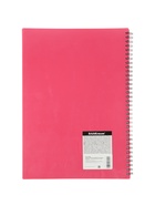 УЦЕНКА Тетрадь A4 на гребне 80л кл ErichKrause Bubble Gum, с пластиковой обложкой, розовая - Фото 4