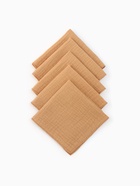 Набор платочков «Крошка Я» Sand, 20×20 см - 5 шт., муслин, хлопок 100% - Фото 4