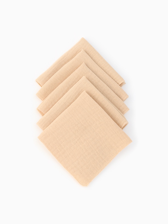 Набор платочков «Крошка Я» Care, 20×20 см-5 шт., муслин, хлопок 100%