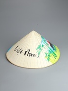 УЦЕНКА Вьетнамская конусная шляпа с рисунком, МИКС 41 см - Фото 1