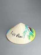 УЦЕНКА Вьетнамская конусная шляпа с рисунком, МИКС 41 см - Фото 2