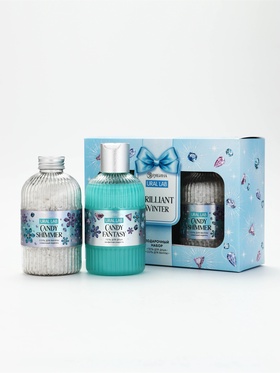 Подарочный набор: гель для душа и соль для ванны 2×300 мл, URAL LAB