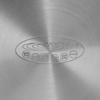 Кастрюля Катунь «Гретта», 11 л, d=26 см, капсульное дно, индукция, нержавеющая сталь, AISI - 201 - Фото 4