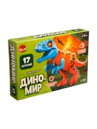 УЦЕНКА UNICON Конструктор "Диномир", 7 деталей, тиранозавр, звуковые эффекты - Фото 2
