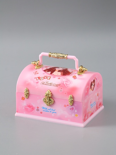 УЦЕНКА Шкатулка музыкальная механическая "Сундучок с секретами принцессы" 15х11,5х9,5 см