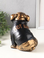 Копилка "Английский бульдог в косухе" 19х15х18 см - фото 809624101