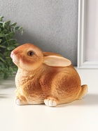 Копилка "Кролик" 13х12х18 см, коричневый - фото 809624113