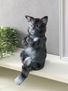 Копилка "Кот сидящий" 34х17х20 см, серый - фото 809624128