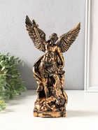 Фигура "Архангел Михаил" 30х17х10 см, золото - фото 809624132