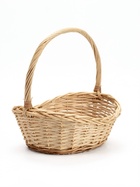 Корзина плетёная для хранения Luma, лоза, с ручкой, натуральная, набор 4 шт. - фото 809648347