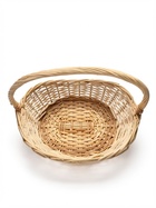 Корзина плетёная для хранения Luma, лоза, с ручкой, натуральная, набор 4 шт. - фото 809648351