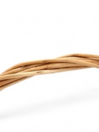 Корзина плетёная для хранения Tero, лоза, с ручкой, коричневая, набор 4 шт. - фото 809648358