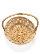 Корзина плетёная для хранения Rika, лоза, с ручкой, натуральная, набор 3 шт. - фото 809648367