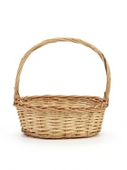 Корзина плетёная для хранения Leni, лоза, с ручкой, натуральная, набор 3 шт. - фото 809648370