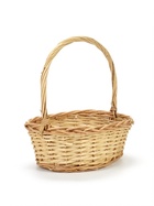 Корзина плетёная для хранения Leni, лоза, с ручкой, натуральная, набор 3 шт. - фото 809648371