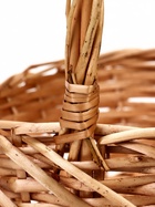 Корзина плетёная для хранения Neri, лоза, с ручкой, коричневая, набор 3 шт. - фото 809648389