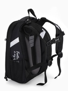 Рюкзак школьный для мальчика «Мяч», Stavia, эргономичная спинка, 30×16×38 см, чёрный - фото 809648442