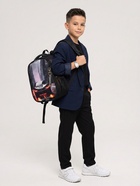 Рюкзак школьный для мальчика «Гонки», Stavia, эргономичная спинка, 30×16×38 см, чёрный - Фото 2