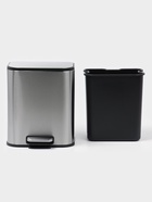 УЦЕНКА Ведро мусорное с педалью, 5 л, нерж. сталь, цвет хром матовый - Фото 6