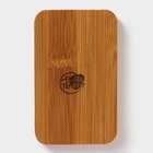 УЦЕНКА Набор фарфоровый для специй BellaTenero «Котики», 3 предмета: солонка, перечница, бамбуковая подставка, белый, чёрный - Фото 6