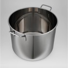 Котёл из нержавеющей стали «Общепит», 34 л, d=40 см, h=30 см - Фото 3