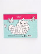 Альбом для рисования на скрепке, А4, 12 листов, 90 г/м², «Коты аристократы» - Фото 5