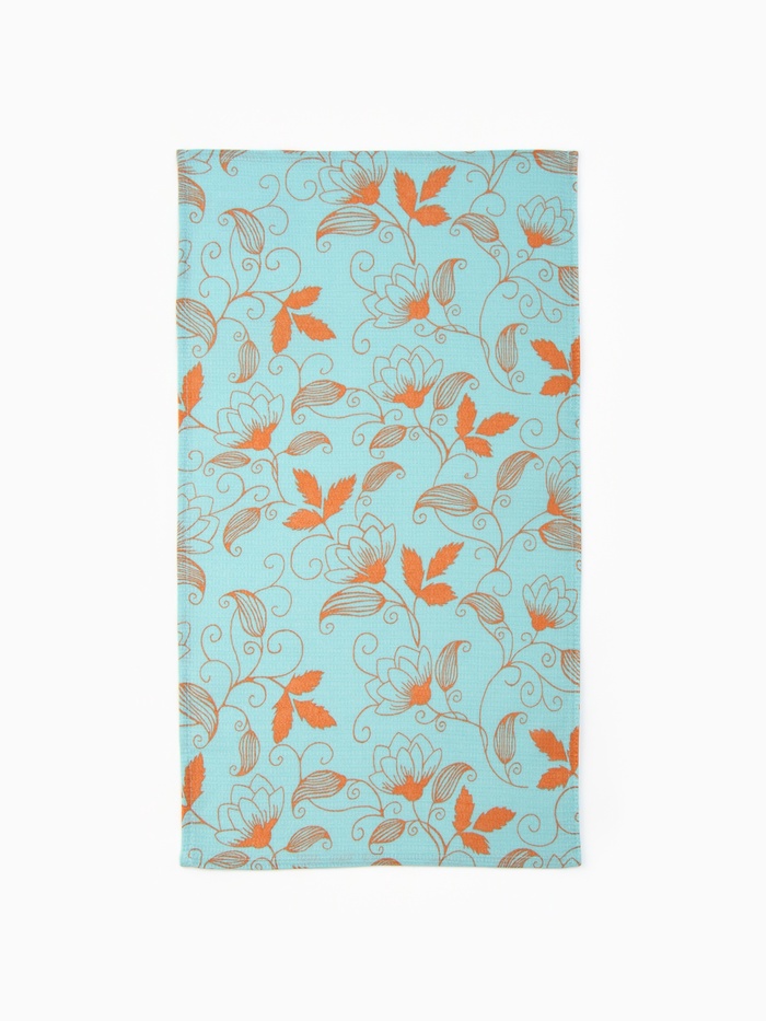 Набор кухонных полотенец, 35×60 см - 5 штук, цвет МИКС, вафля