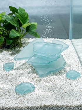 Декоративные камни для аквариума, 500 г, стекло