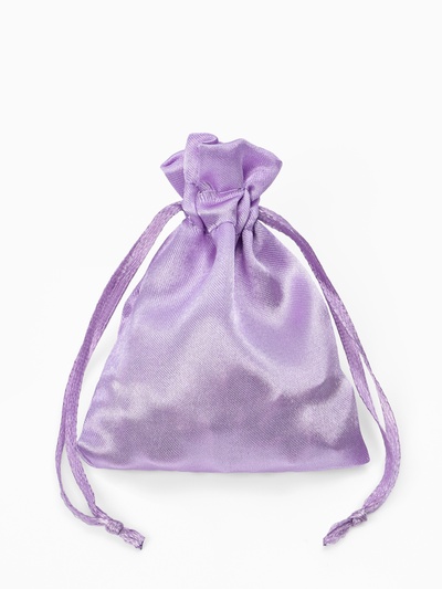 Набор мешочков подарочных 50 шт. атласный, 7×9 см, сиреневый