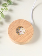 Фигурка светящаяся «Ганеша - бог мудрости», акрил, от USB, 8×8×10 см - фото 809624303