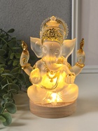 Фигурка светящаяся «Ганеша», акрил, от USB, 8×10.8×14.5 см - фото 809624314