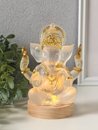 Фигурка светящаяся «Ганеша», акрил, от USB, 8×10.8×14.5 см - фото 809624315