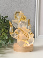 Фигурка светящаяся «Ганеша», акрил, от USB, 8×10.8×14.5 см - фото 809624316