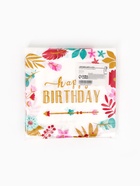 Салфетки бумажные «Happy birthday», 33х33 см, 20 шт - фото 809624337