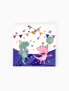 Салфетки бумажные «Дино», 33х33 см, 20 шт - фото 809624372