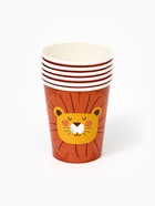 Набор бумажной посуды «Лев»: тарелки 12 шт, стаканы 6 шт - фото 809624388