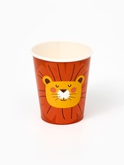 Набор бумажной посуды «Лев»: тарелки 12 шт, стаканы 6 шт - фото 809624389
