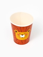 Набор бумажной посуды «Лев»: тарелки 12 шт, стаканы 6 шт - фото 809624391