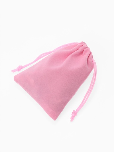 Набор мешочков бархатных 50 шт. 7×9 см, розовый