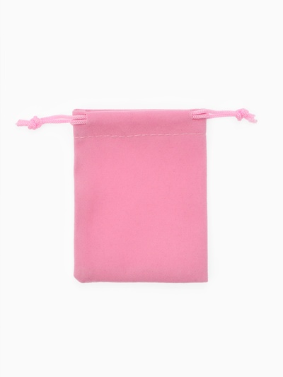 Набор мешочков бархатных 50 шт. 7×9 см, розовый