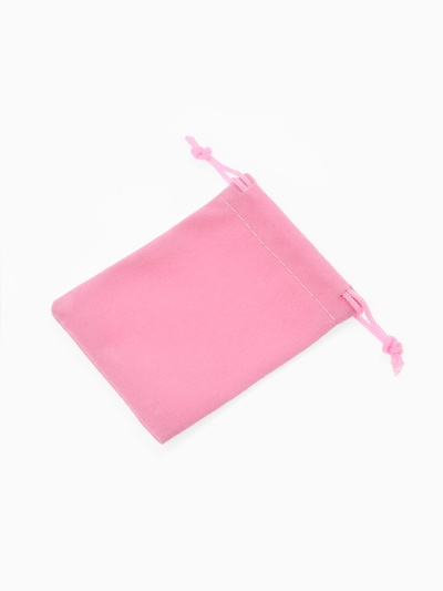 Набор мешочков бархатных 50 шт. 7×9 см, розовый
